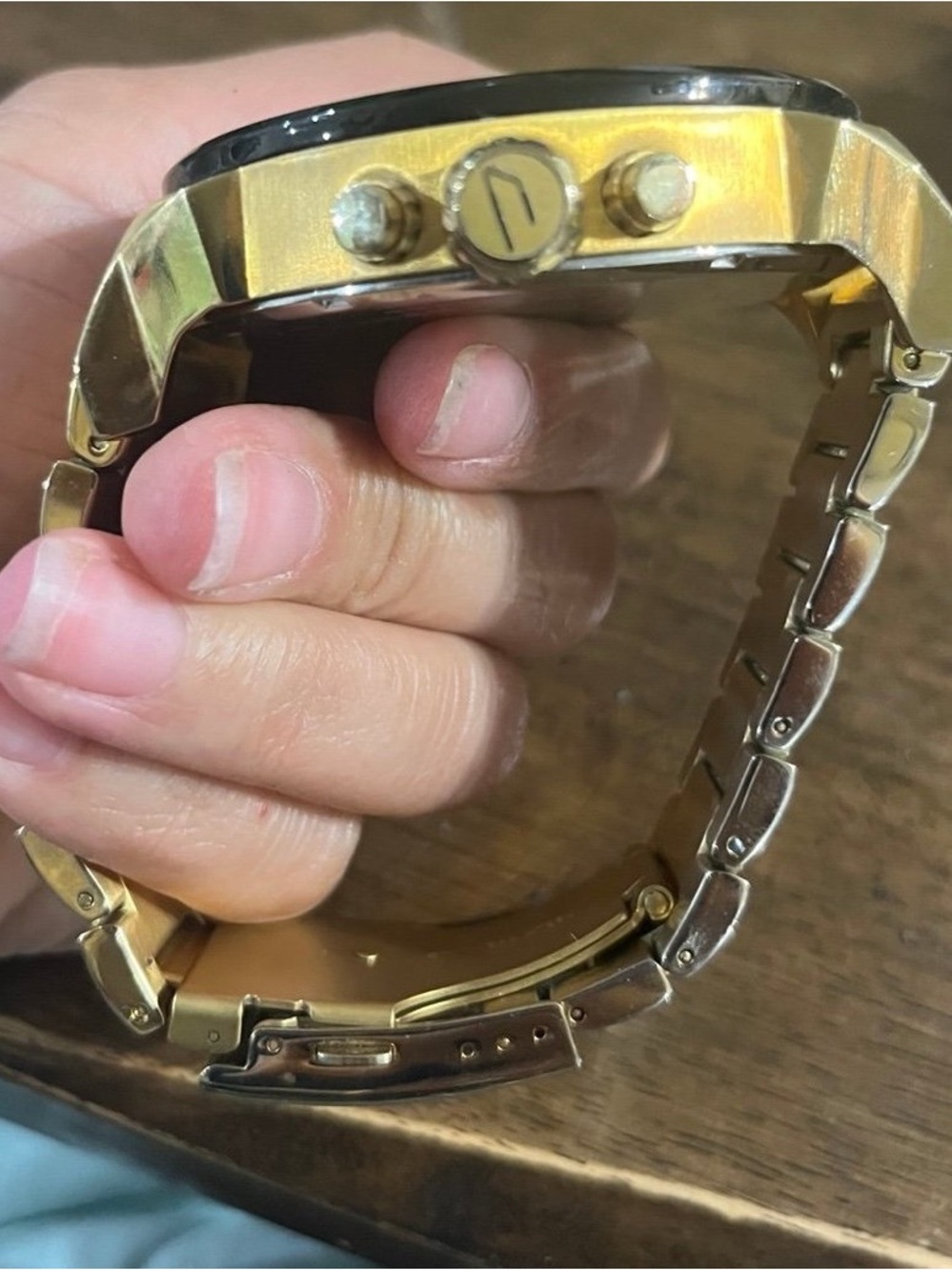Diesel DZ7333 Mr Daddy 2.0 Chronograph Gold Stainless Steel Watch. - Picture 6 of 7